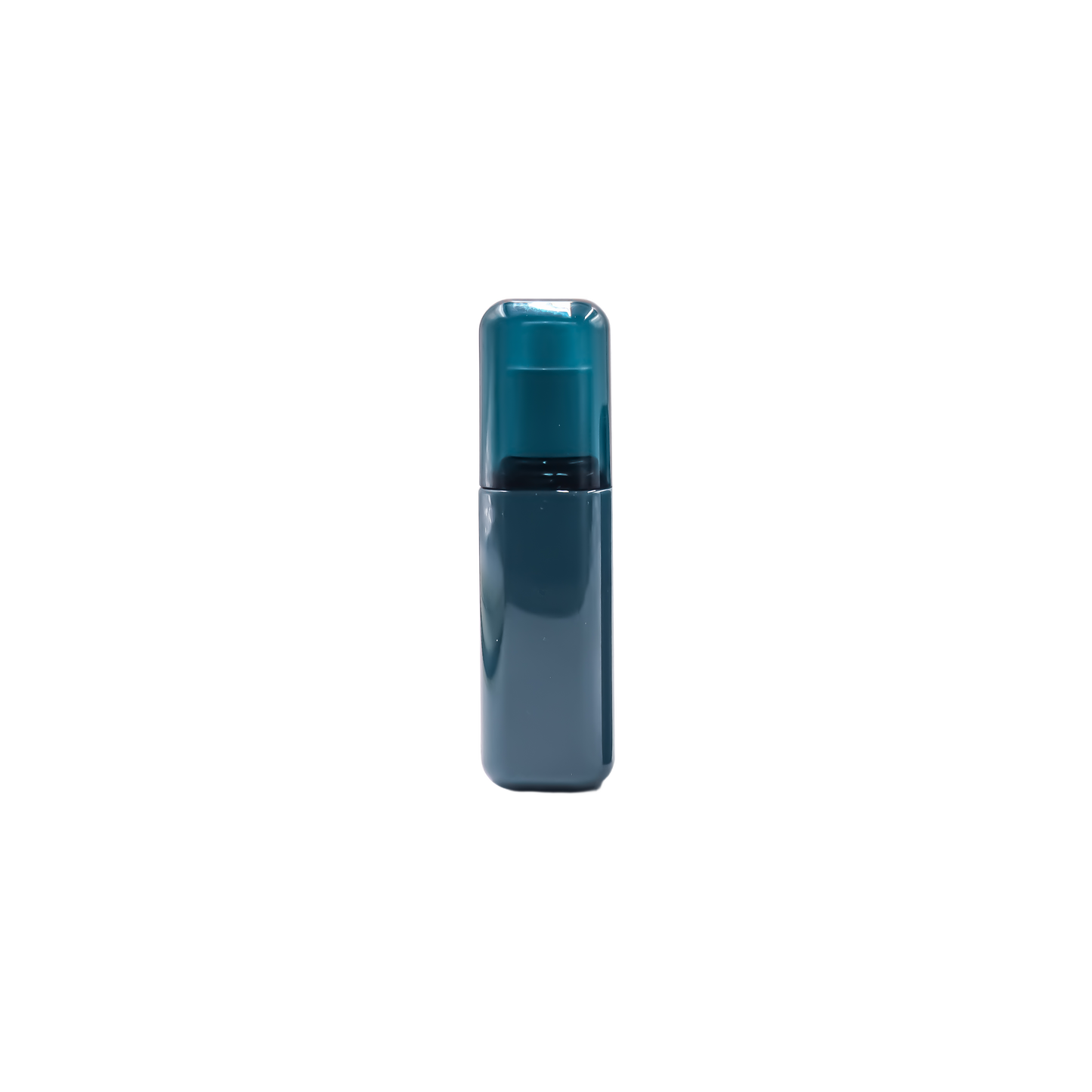 HDETCSC5 80ml Dark Teal Square Cosmetic Pump Bottle – Premium PET Skincare Packaging