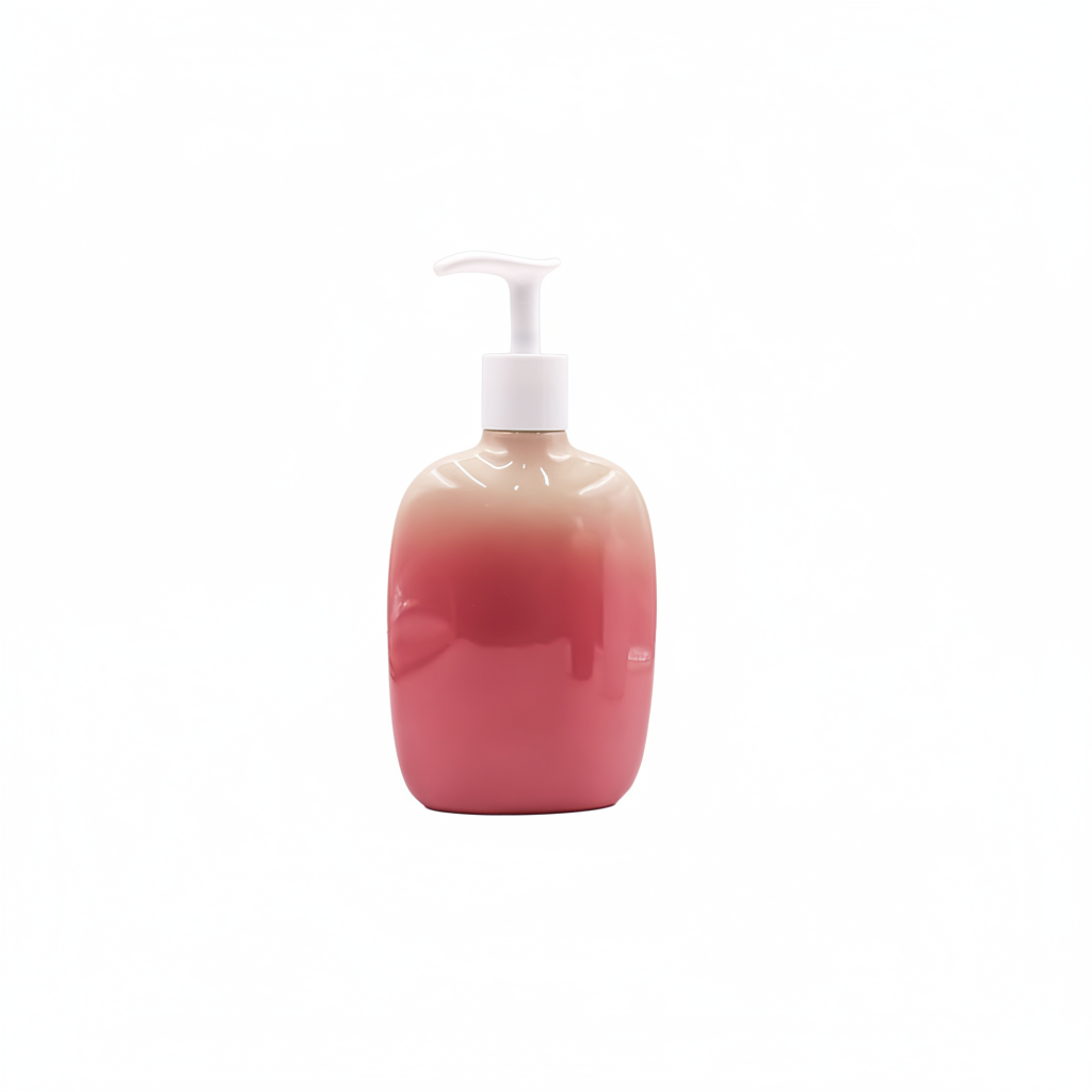 HDETPBI-500ml Shower Gel Shampoo Plastic PET Pump Bottle