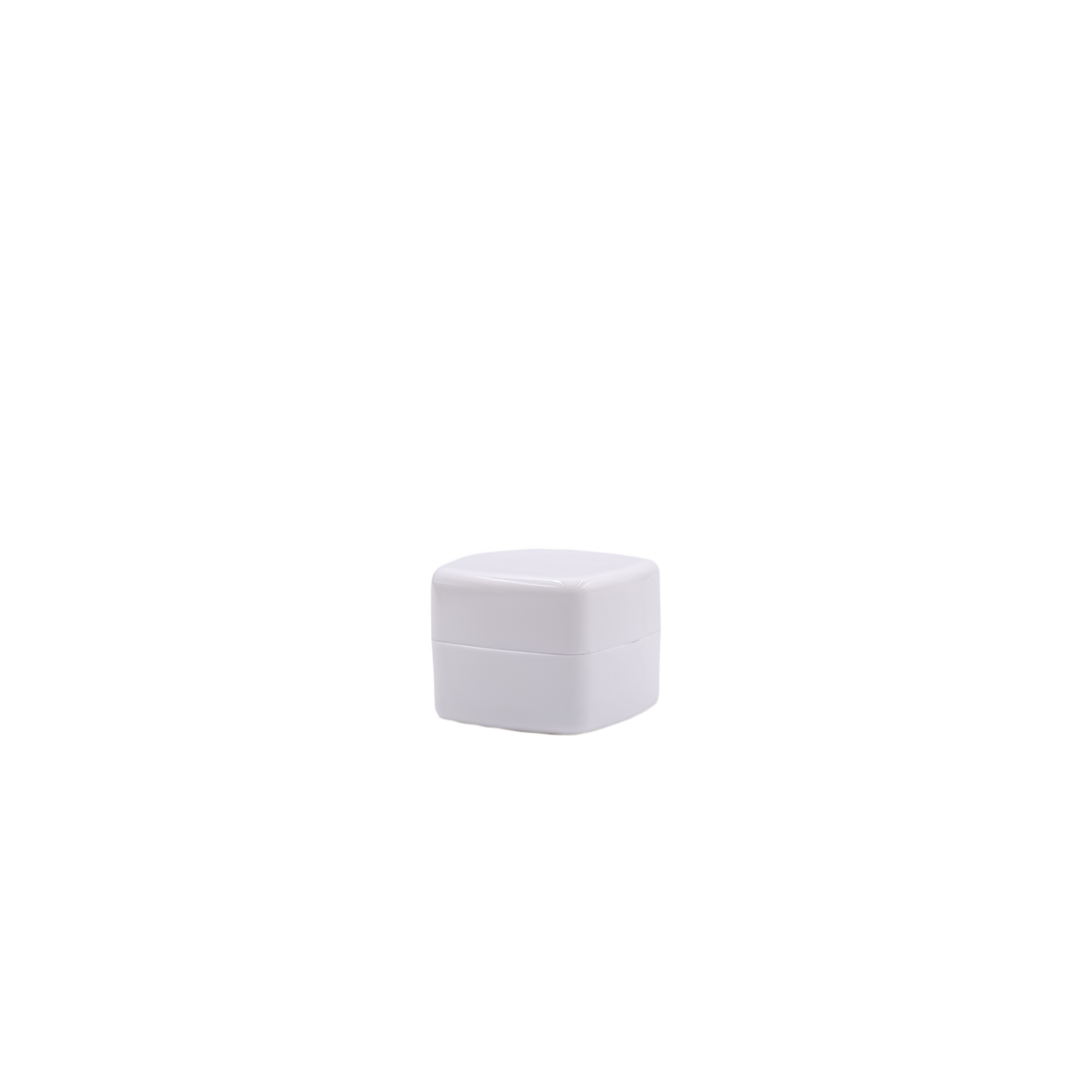 HD ETCSC4 30g Square Jars– White Plastic Cosmetic Skincare Packaging with Jar