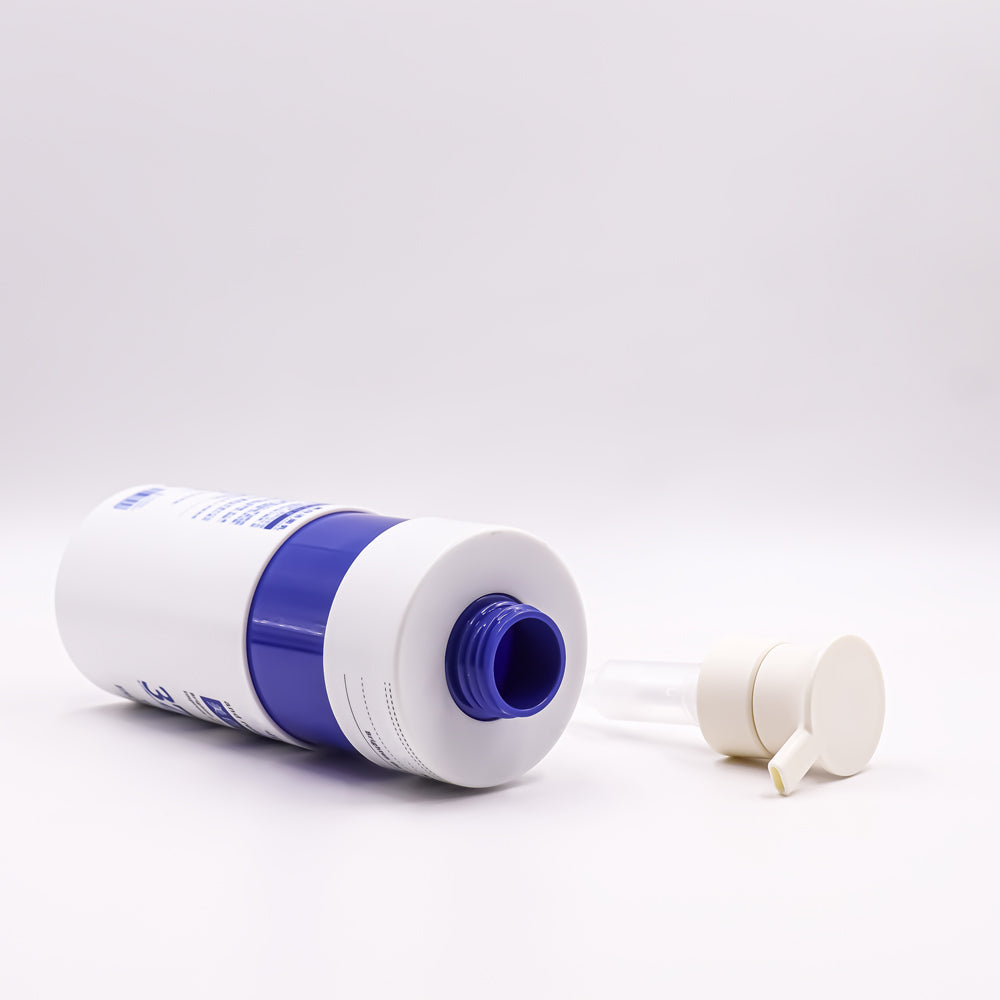 HDETPBB-500ml Shower Gel Shampoo Plastic PET Pump Bottle