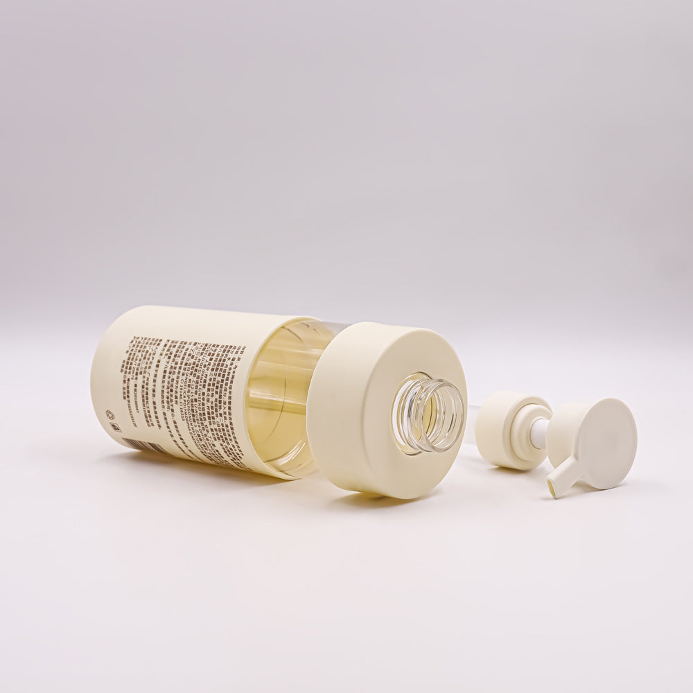 HDETPBC-500ml Shower Gel Shampoo Plastic PET Pump Bottle