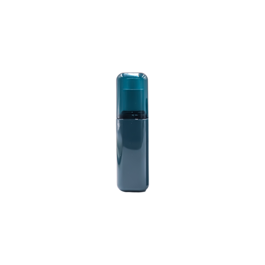 HDETCSC5 80ml Dark Teal Square Cosmetic Pump Bottle – Premium PET Skincare Packaging