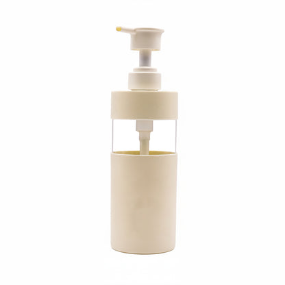 HDETPBC-500ml Shower Gel Shampoo Plastic PET Pump Bottle