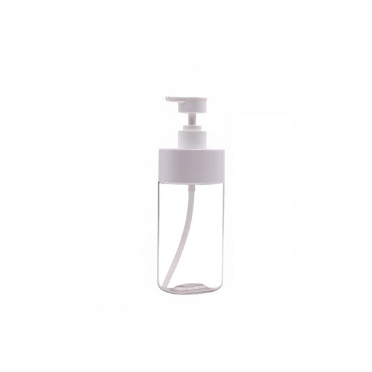 HDETPBF-500ml Shower Gel Shampoo Plastic PET Pump Bottle