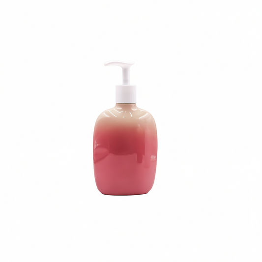 HDETPBI-500ml Shower Gel Shampoo Plastic PET Pump Bottle