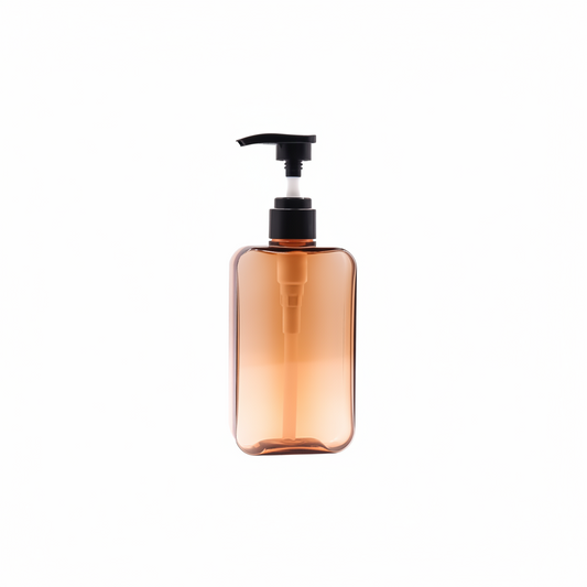 HDETPBJ-300ml Shower Gel Shampoo Plastic PET Pump Bottle