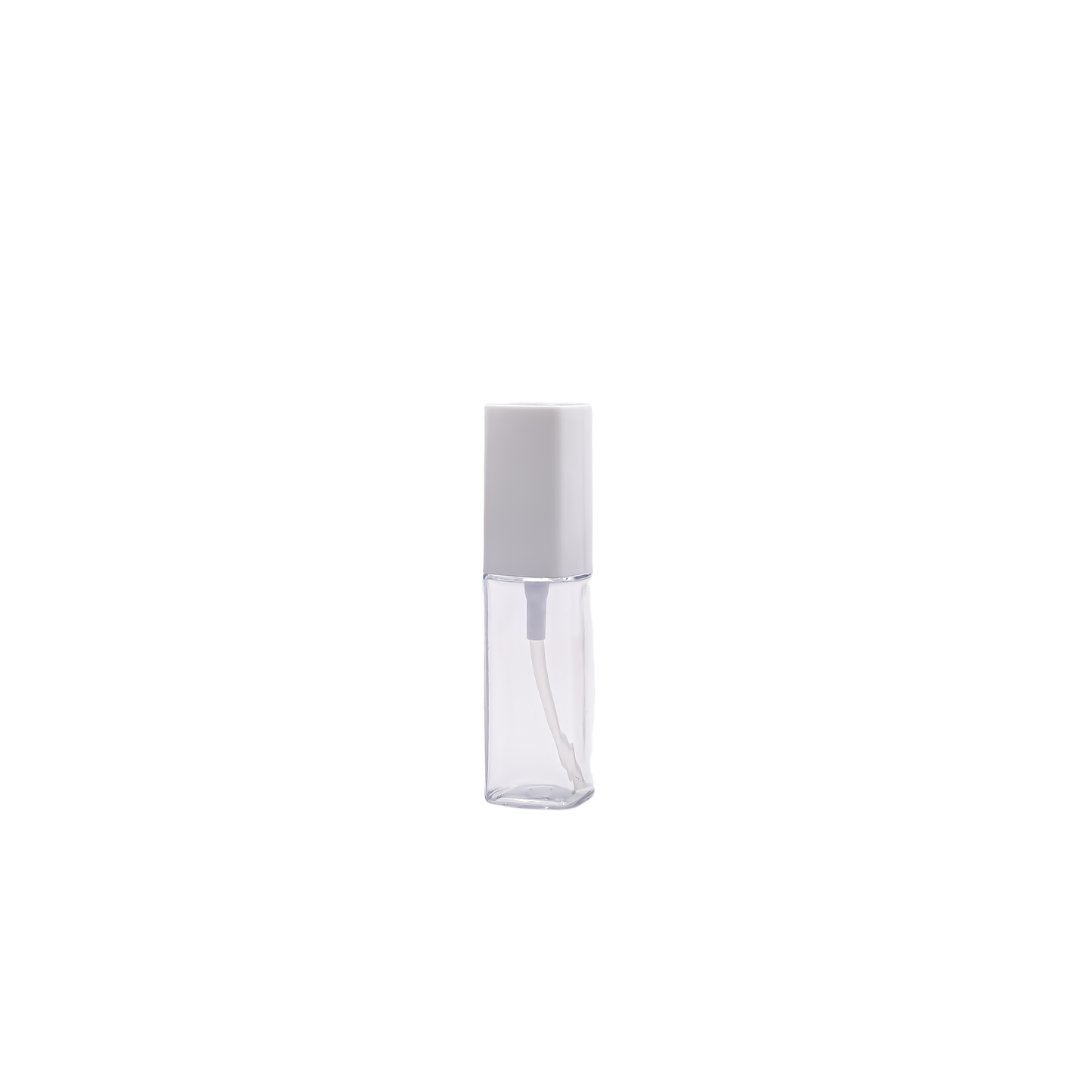 HD ETCSC4 30ml Square Spray Bottle– White Plastic Cosmetic Skincare Packaging with Spray Bottle