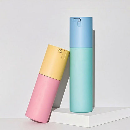 HD-PP-13633 Airless Cosmetic Lotion Rotating Lock Plastic Pump Bottle 30ml 50ml