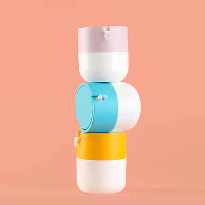 HD-PP-8469 PP Plastic Airless Round Pump Jar 15ml 30ml 50ml