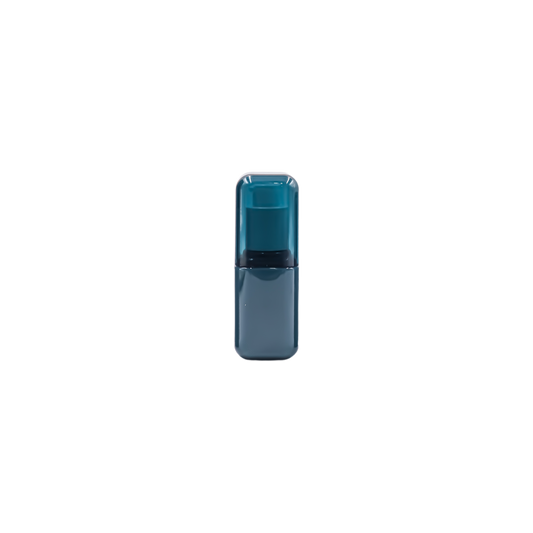 HDETCSC5 50ml Dark Teal Square Cosmetic Pump Bottle – Premium PET Skincare Packaging