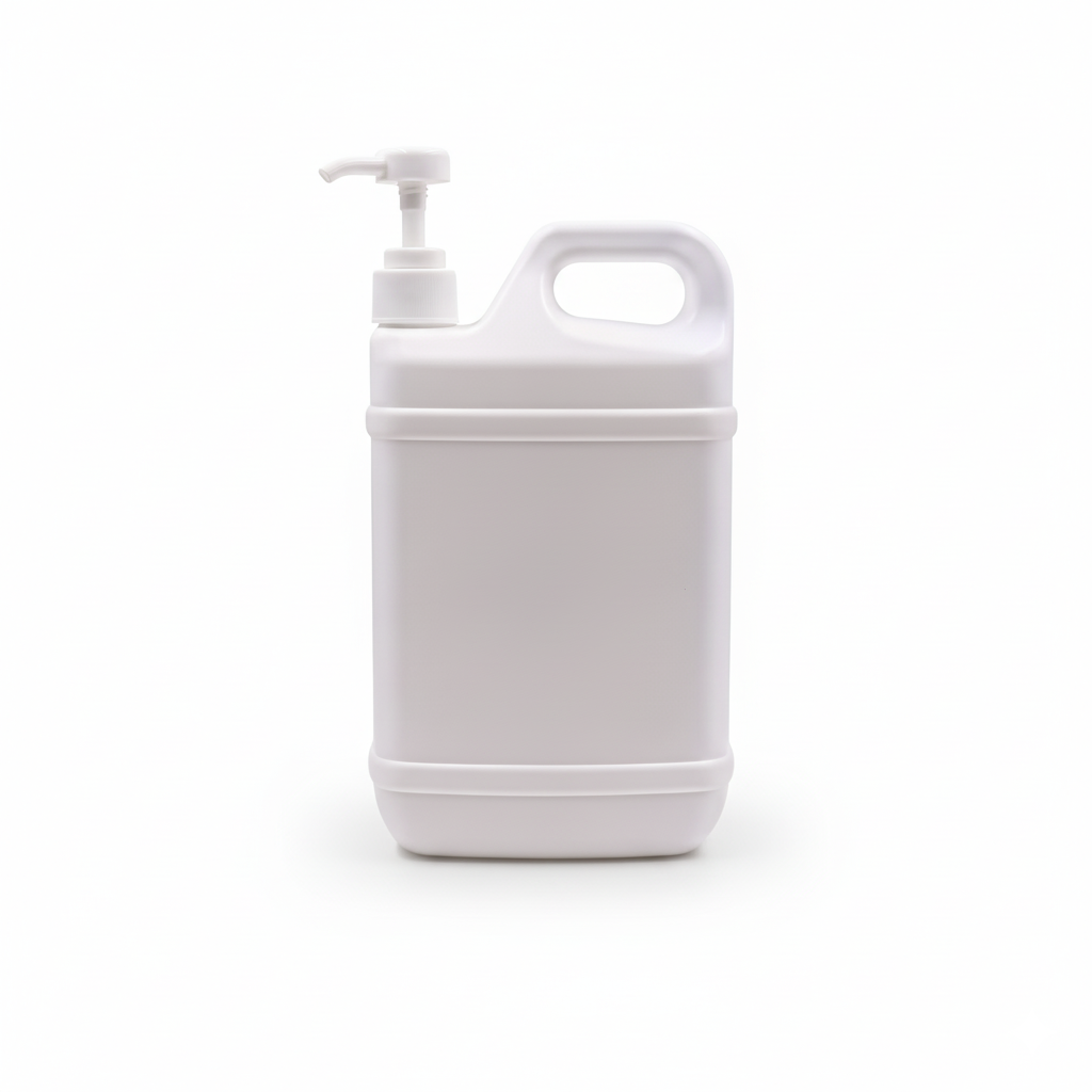 1L White Plastic Lotion Pump Bottle For Personal Care