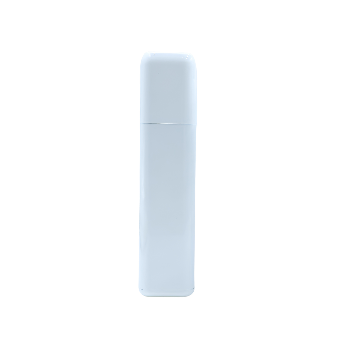 HDALB8P 120ml Square Pump Bottle – White Plastic Cosmetic Lotion Dispenser with Cap